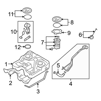 Hyundai OE - Fuel System Components