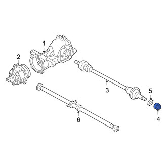 Hyundai OE - Rear CV Joint Nut