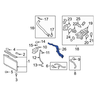 Hyundai OE - Engine Oil Cooler Line
