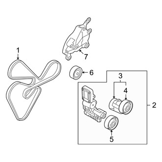 Hyundai OE - Cooling - Belts & Pulleys (GLS / Limited 2.4L)