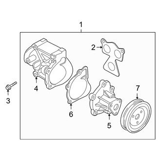 Hyundai OE - Cooling - Water Pump (GLS / Limited 2.4L)