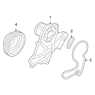 Hyundai OE - Cooling - Water Pump (GLS / Limited / SE 3.5L)