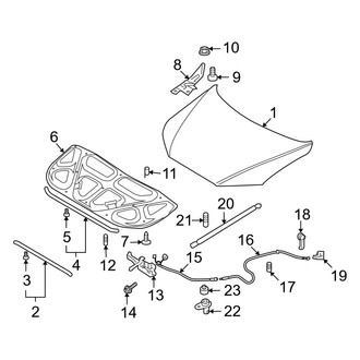 Hyundai OE - Hood & Components