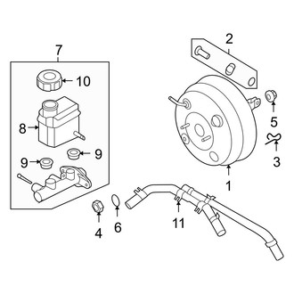 Hyundai OE - Cowl - Components on Dash Panel