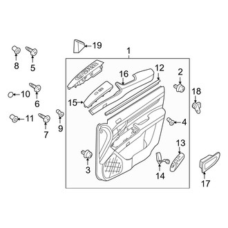 Hyundai OE - Front Door - Interior Trim
