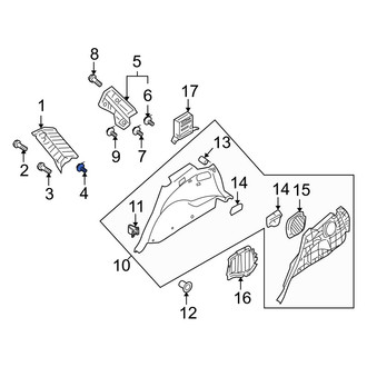 Hyundai OE - Bumper Cover Nut
