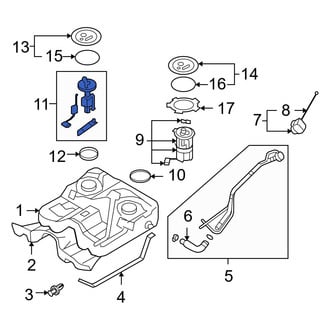 Hyundai OE - Fuel Sender and Hanger Assembly