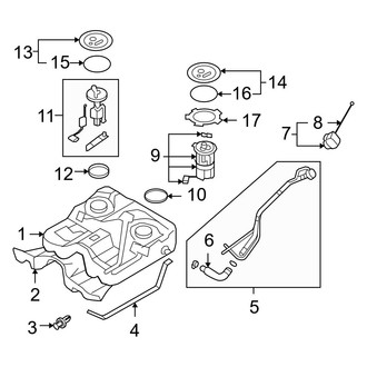 Hyundai OE - Fuel System Components