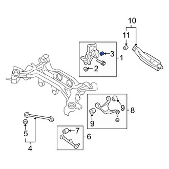 Hyundai OE - Rear Suspension Knuckle Bushing