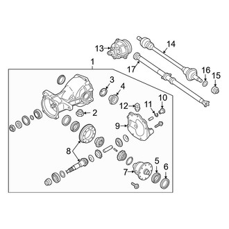 Hyundai OE - Rear Suspension - Drive Axles (AWD)