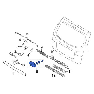 Hyundai OE - Rear Deck Lid Emblem