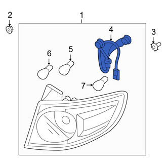 Hyundai OE - Tail Light Socket