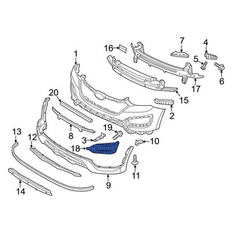 Hyundai OE - Front Left Fog Light Trim