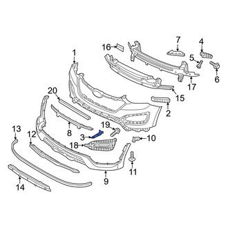 Hyundai OE - Front Right Bumper Cover Bracket