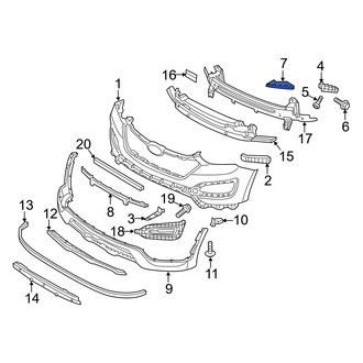 Hyundai OE - Front Right Bumper Cover Stay