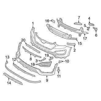 Hyundai OE - Front Bumper & Grille - Bumper & Components (Base / 2.0T)