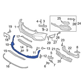 Hyundai OE - Front Lower Bumper Cover