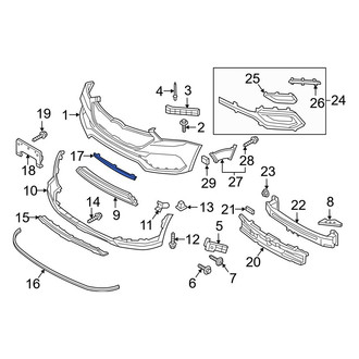 Hyundai OE - Front Bumper Trim