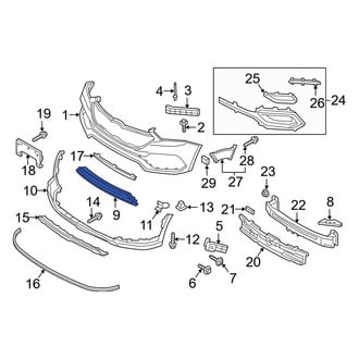 Hyundai OE - Front Upper Grille