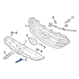 Hyundai OE - Front Left Bumper Cover Bracket