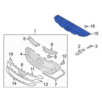 Hyundai OE - Front Radiator Support Access Cover