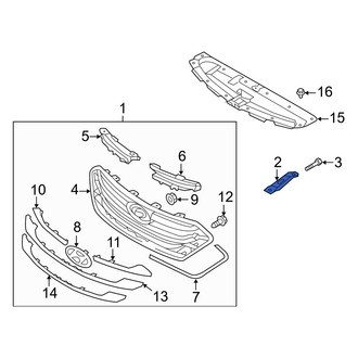 Hyundai OE - Left Grille Bracket