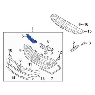 Hyundai OE - Right Grille Bracket