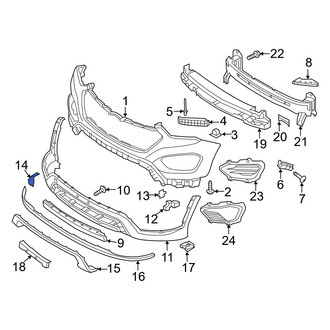 Hyundai OE - Front Tow Hook Cover