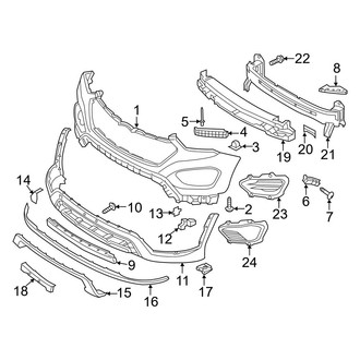 Hyundai OE - Front Bumper & Grille - Bumper & Components
