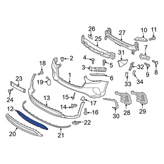 Hyundai OE - Front Lower Grille
