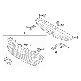 Hyundai OE - Upper Grille Insulator