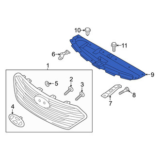 Hyundai OE - Front Radiator Support Access Cover