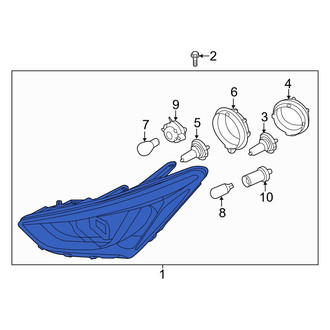 Hyundai OE - Front Left Headlight Assembly