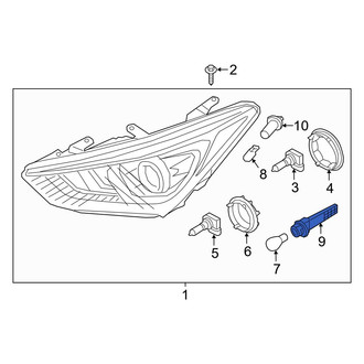 Hyundai OE - Front Turn Signal Light Socket