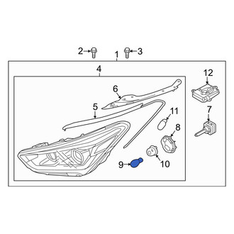 Hyundai OE - Rear Back Up Light Bulb