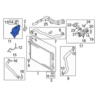 Hyundai OE - Engine Coolant Reservoir