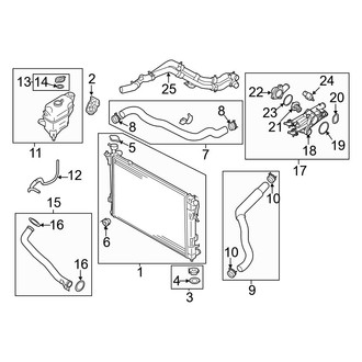 Hyundai OE - Cooling - Radiator & Components