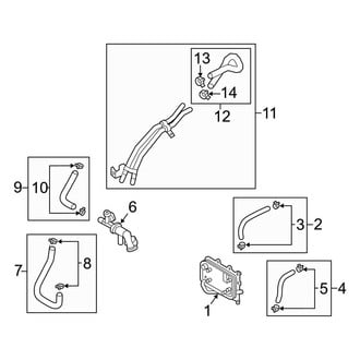 Hyundai OE - Cooling - Trans Oil Cooler (2.4L)