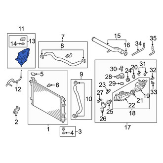 Hyundai OE - Engine Coolant Reservoir