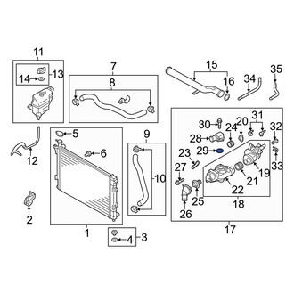 Hyundai OE - Engine Coolant Outlet Gasket