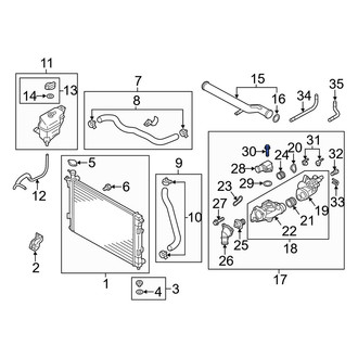 Hyundai OE - Engine Coolant Thermostat Housing Bolt