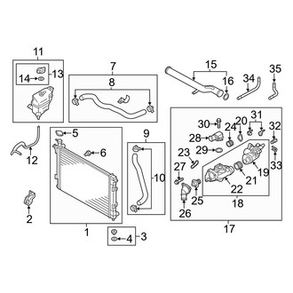Hyundai OE - Cooling - Radiator & Components