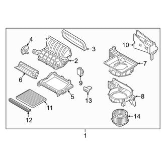 Hyundai OE - Air Conditioner & Heater - Blower Motor & Fan (Base / 2.0T)