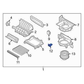 Hyundai OE - HVAC Blower Motor Resistor