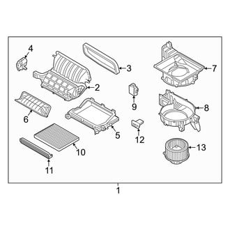 Hyundai OE - Air Conditioner & Heater - Blower Motor & Fan
