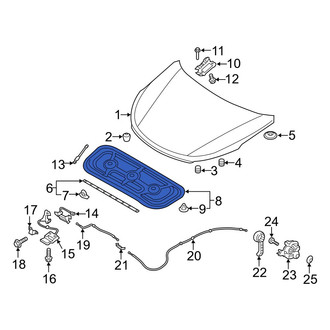 Hyundai OE - Hood Insulation Pad