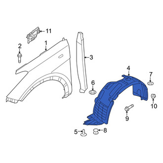 Hyundai OE - Front Left Fender Splash Shield