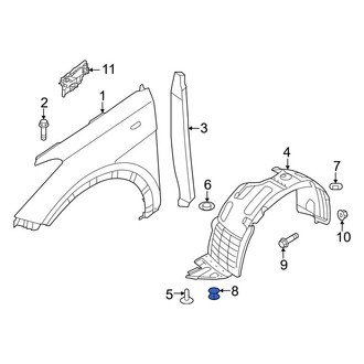 Hyundai OE - Bumper Cover Rivet