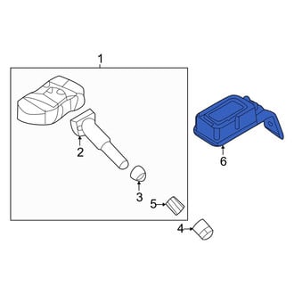 Hyundai OE - Tire Pressure Monitoring System (TPMS) Control Module