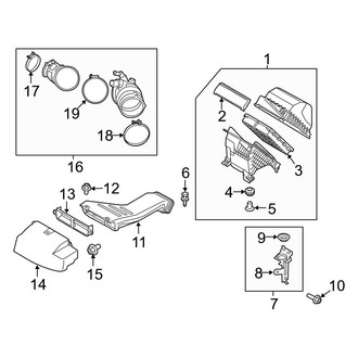 Hyundai OE - Engine / Transaxle - Air Intake (2.0L)